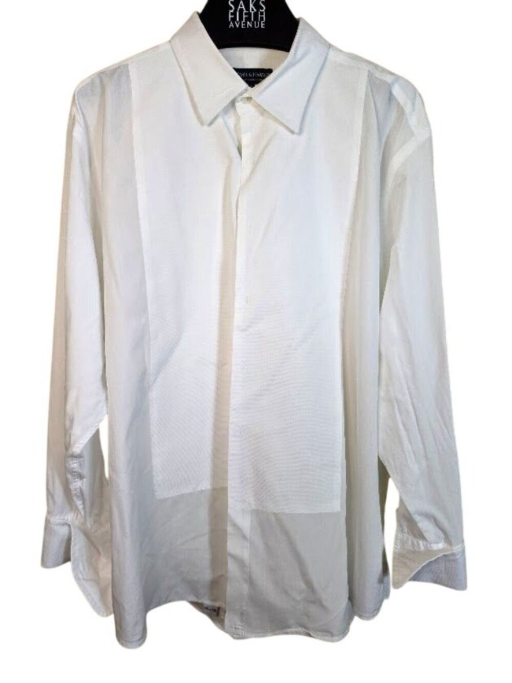 Gieves & Hawkes Tuxedo Marcella Bib 18 36 Stud Front French Cuff Savile Row